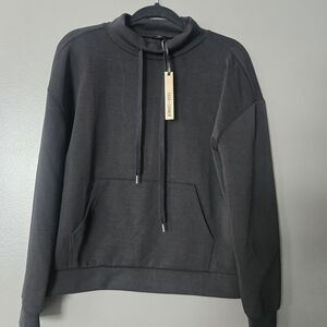 Coco + Carmen Black Sweatshirt